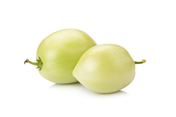 pepino melon on white background