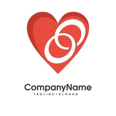 wedding logo icon vector