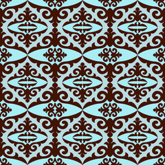 Damask beautiful background with floral ornaments