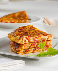 Pepper omelet