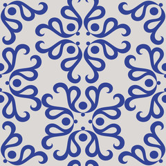 Retro style damask beautiful background with modern ornament