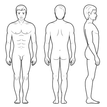 Illustration of male figure