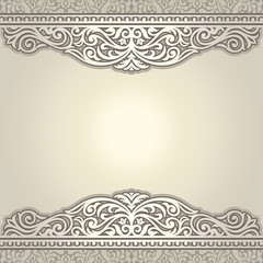 Vintage background design, elegant book cover, victorian style 