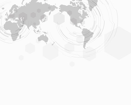 world map abstract image, vector illustration