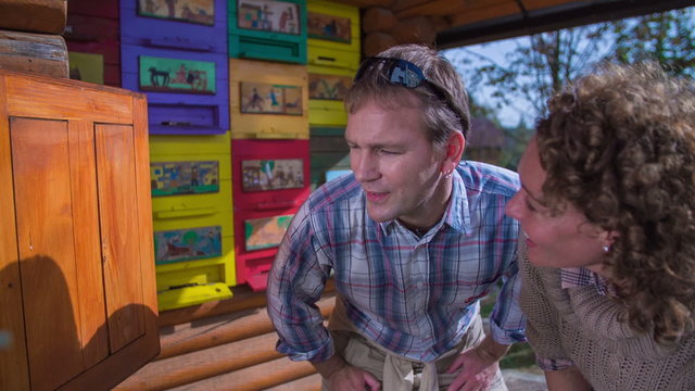Imprest couple leaves the bees farm