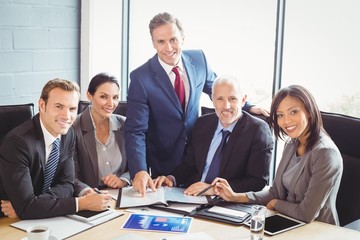 Businesspeople in conference room