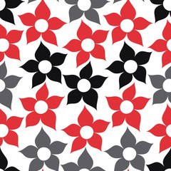 Baby and kids floral cute background, beautiful seamless pattern