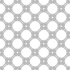 Seamless vector silver ornament in arabian style. Pattern for wallpapers and backgrounds