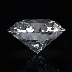 Large clear luxury diamond jewels.