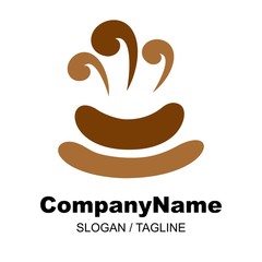 cafe Cafe logo icon vector