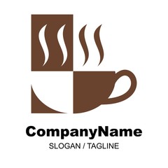 cafe Cafe logo icon vector