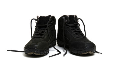 Black man's boots