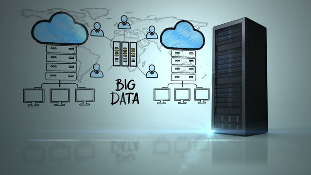 Video of big data network