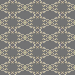 Seamless vector ornament. Modern geometric pattern with repeating elements