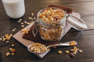 Müsli im Glas