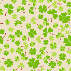 abstract pattern of leaf clover