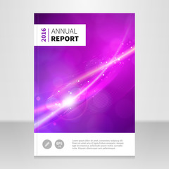 Annual report vector background design template