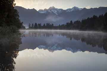 Lake Matheson Südinsel Neuseeland