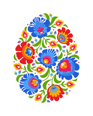 Polish folk inspired Easter egg - 105017734