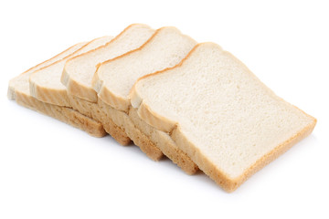 Fototapeta na wymiar Toast Brot Toastbrot Scheiben Freisteller freigestellt isoliert