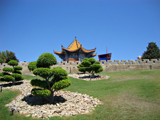 Chinese area amusement Park  Port Aventura in Spain