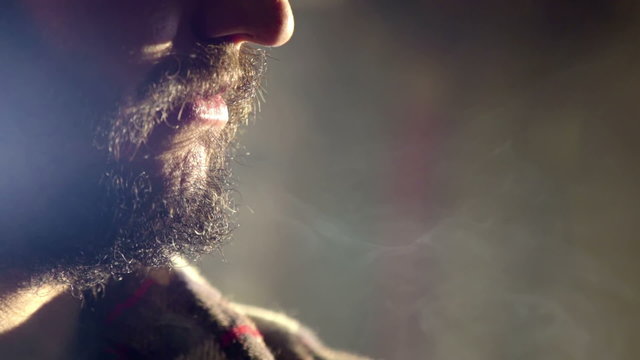 Man in the smoky room