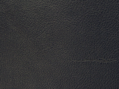 Full grain black genuine leather