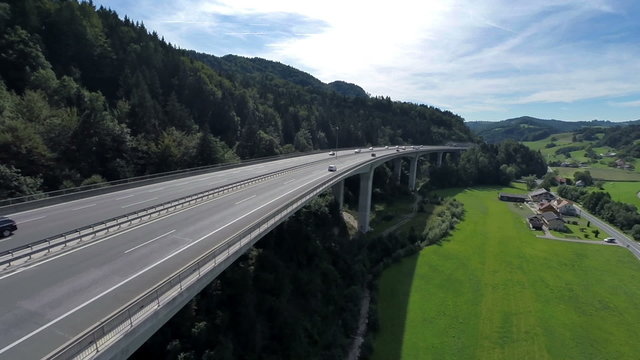 Big bridge of a highway