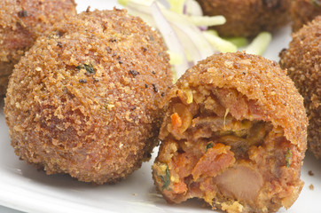 Yummy Vegetable chop/cutlet with salad