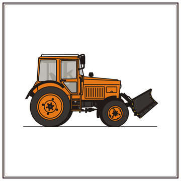 tractor, construction equipment
