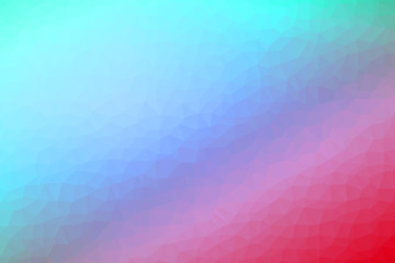 blue and pink abstract background of triangles low poly