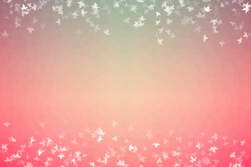 pink abstract background of triangles low poly