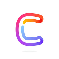 C letter colorful logo.