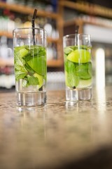 View of a cocktail