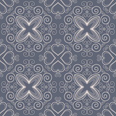 Fototapeta premium Ornamental retro pattern