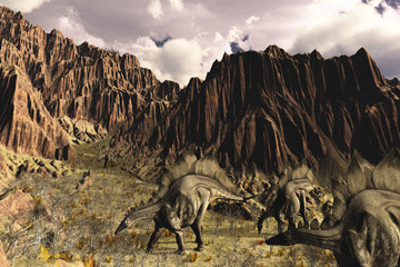 Stegosaurus Afternoon © AlienCat