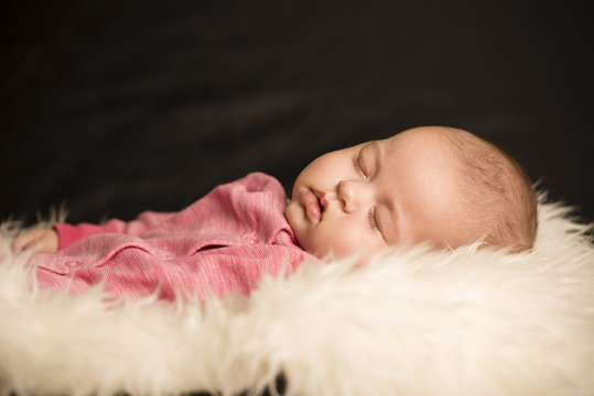 Baby in studio sesion