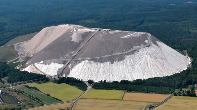Monte Kali, Abraumhalde