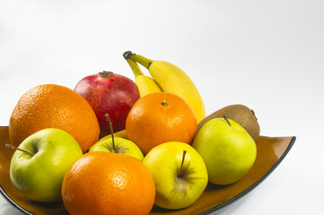 Assortment of exotic fruits