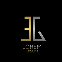 EG letters logo