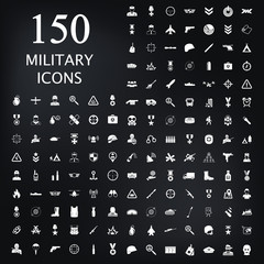 Military icon set icon - 105031930