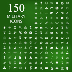 Military icon set icon