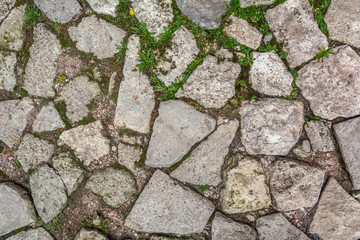 cobblestone with grass texture , stone path with grass texture , cobblestone path texture ,   cobblestone road texture , pathway stone texture  , cobblestone background , texture of cobblestone