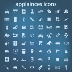 Fototapeta premium appliances icons set