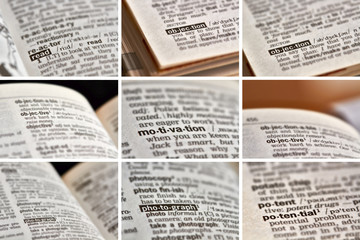 Fototapeta premium Education Learning Words Set (5 of 8)
