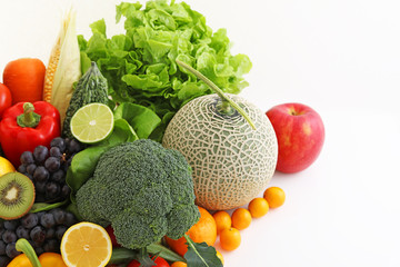 新鮮な野菜と果物