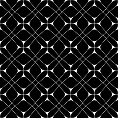 Fototapeta premium Star and square seamless pattern. Fashion graphic background design. Modern geometric stylish abstract texture. Monochrome template 4 prints, textiles, wrapping, wallpaper, website VECTOR illustration