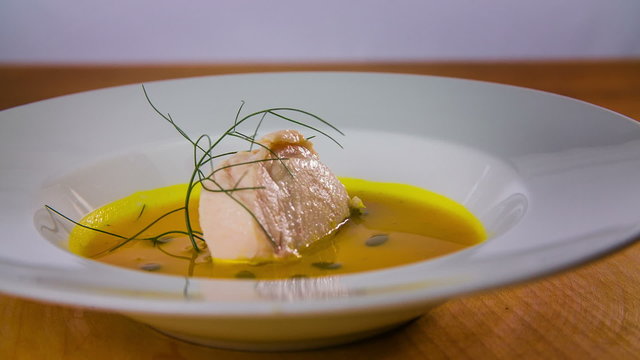 Decorated meal for dinner or lounch