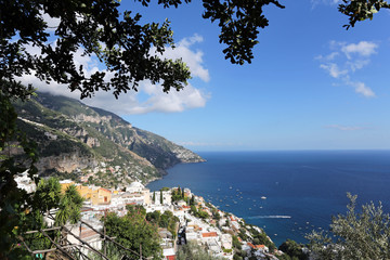 Naklejka premium POSITANO,AMALFI COAST,ITALY