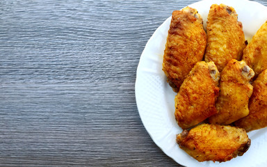 Grilled chicken wings